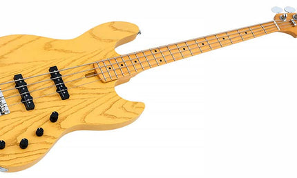 Sire Basses - V6 4/bsb - Mahogany+Ash Top 4-String Active Bass Guitar Butterscotch Blonde