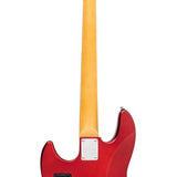 Sire Basses - V6 4/car - Mahogany+Ash Top 4-String Active Bass Guitar – Apple Red