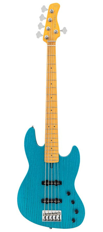 Sire Basses - V6 5/OTB - mahogany+ash top 5-string active bass guitar ocean turqoise blue – Turqoise Blue