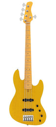 Sire Basses - V6 5/BSB - mahogany+ash top 5-string active bass guitar butterscotch blonde