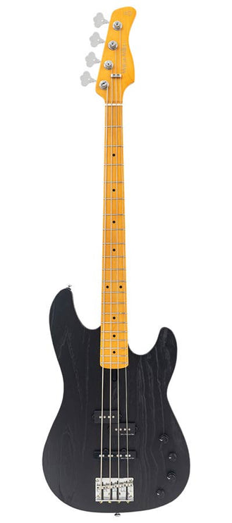 Sire Basses - P6 4/BK - mahogany+ash top 4-string active bass guitar black – Guitar Black