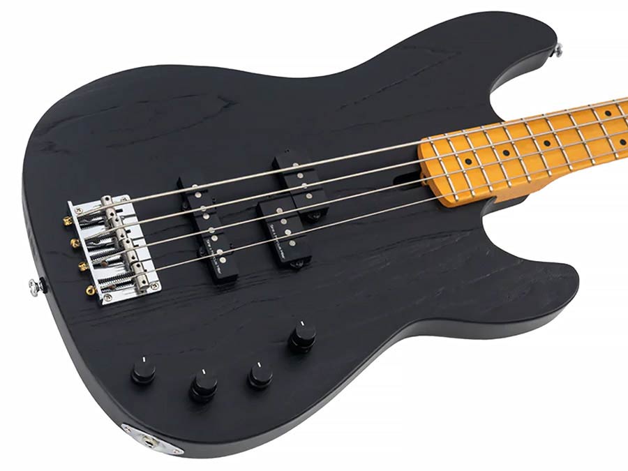Sire Basses - P6 4/sgm - Mahogany+Ash Top 4-String Active Bass Guitar Surf Green Metallic – Surf Green