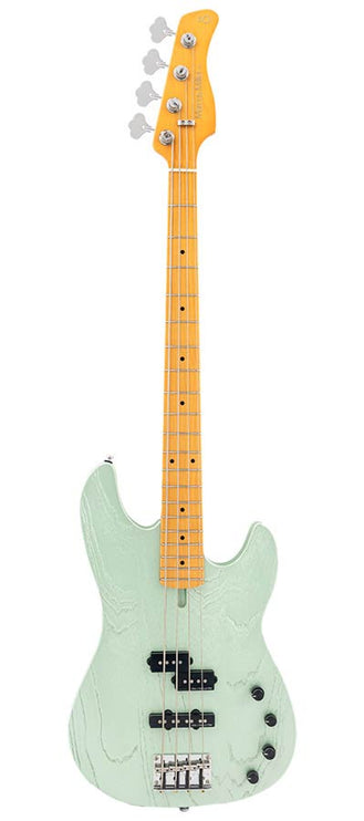 Sire Basses - P6 4/SGM - mahogany+ash top 4-string active bass guitar surf green metallic – Surf Green