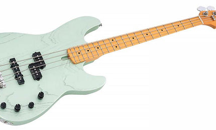 Sire Basses - P6 4/sgm - Mahogany+Ash Top 4-String Active Bass Guitar – Surf Green