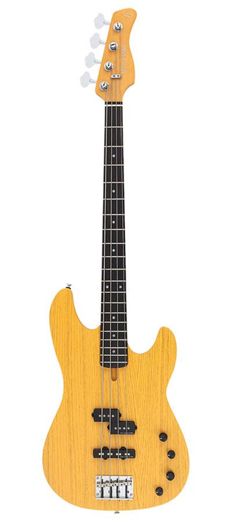 Sire Basses - P6 4/BSB - mahogany+ash top 4-string active bass guitar butterscotch blonde