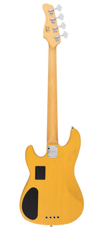 Sire Basses - P6 4/bsb - Mahogany+Ash Top 4-String Active Bass Guitar Butterscotch Blonde