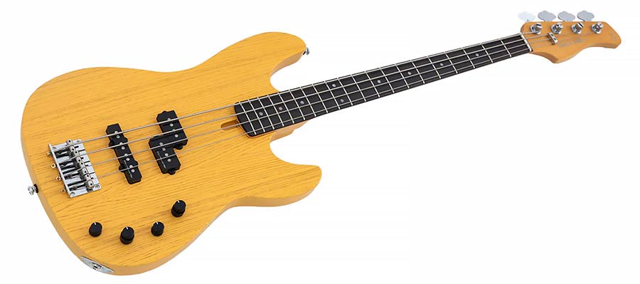 Sire Basses - P6 4/bsb - Mahogany+Ash Top 4-String Active Bass Guitar Butterscotch Blonde