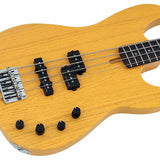 Sire Basses - P6 4/bsb - Mahogany+Ash Top 4-String Active Bass Guitar Butterscotch Blonde