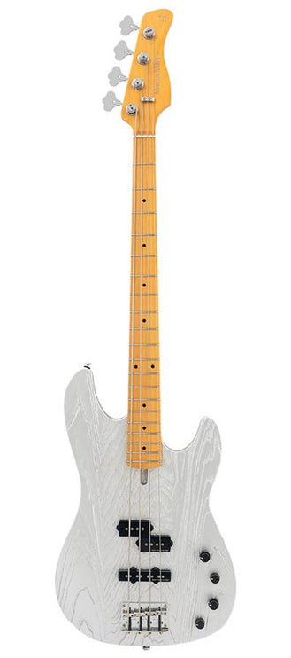 Sire Basses - P6 4/ISV - mahogany+ash top 4-string active bass guitar inca silver – Inca Silver