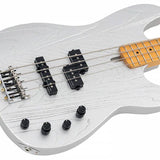 Sire Basses - P6 4/isv - Mahogany+Ash Top 4-String Active Bass Guitar – Inca Silver
