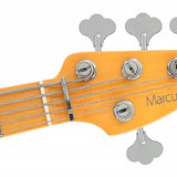 Sire Basses - P6 5/sgm - Mahogany+Ash Top 5-String Active Bass Guitar – Surf Green