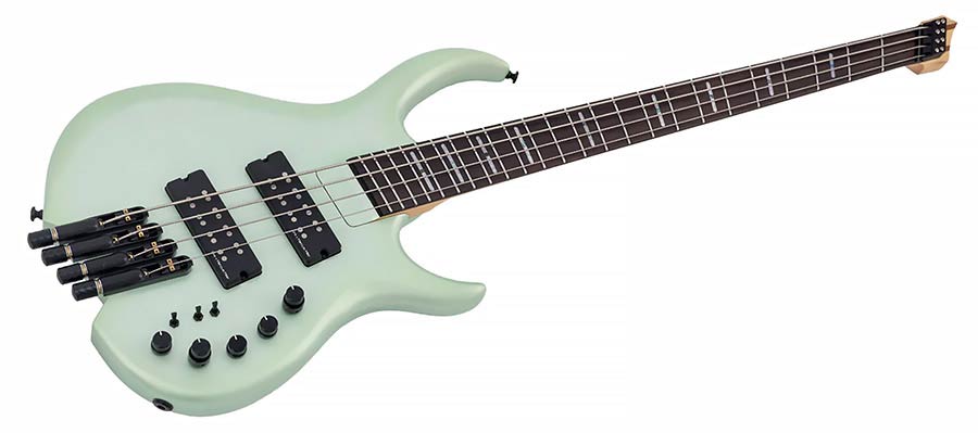 Sire Basses - M6h 4/sgms - Mahogany 4-String Active Bass – Surf Green