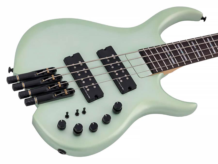 Sire Basses - M6h 4/sgms - Mahogany 4-String Active Bass – Surf Green