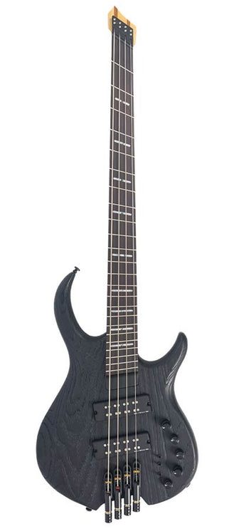 Sire Basses - M6H 4/BKS - swamp ash 4-string active bass sandblasted black – Sandblasted Black,