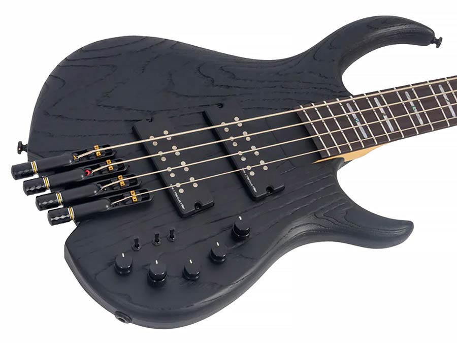 Sire Basses - M6h 4/bks - Swamp Ash 4-String Active Bass – Sandblasted Black
