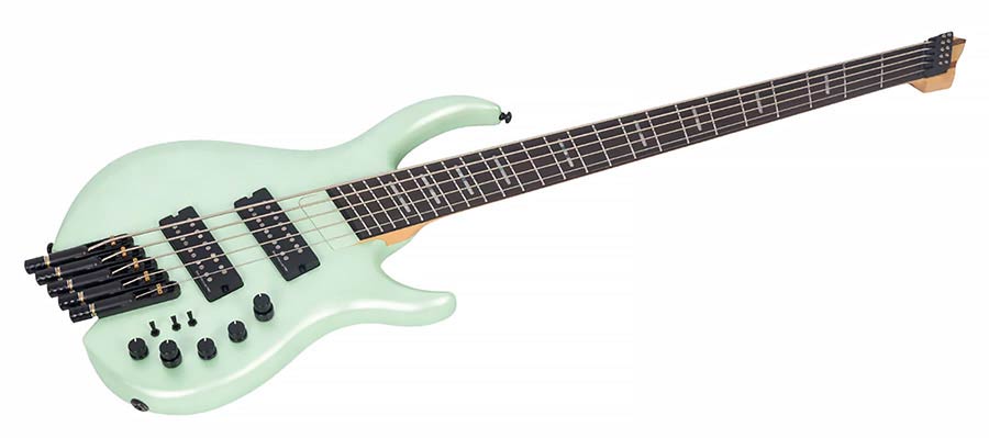Sire Basses - M6h 5/sgms - Mahogany 5-String Active Bass – Surf Green