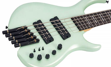 Sire Basses - M6h 5/sgms - Mahogany 5-String Active Bass – Surf Green