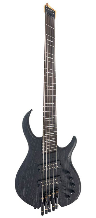 Sire Basses - M6H 5/BKS - swamp ash 5-string active bass sandblasted black – Sandblasted Black,