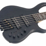 Sire Basses - M6h 5/bks - Swamp Ash 5-String Active Bass – Sandblasted Black