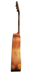 dreadnought guitar all solid tonewoods, amara ebony fb, historic sunburst, and heavy duty bag