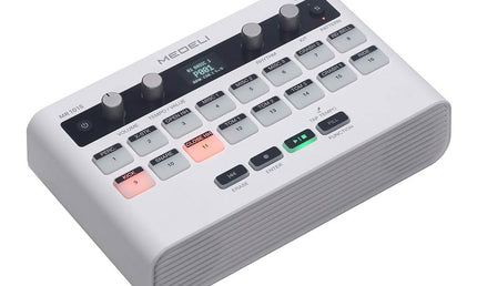 Medeli - MR101S - Rhythm Machine, 16 Touch Sensitive Pads, OLED Display, USB-C or battery powered