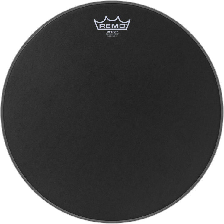 Remo - BE-0815-ES - 15" Black Suede Emperor Tom/ Snare/ Floortom Head