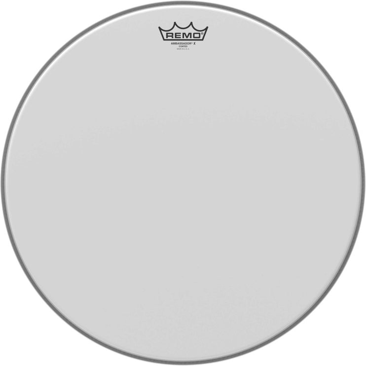 Remo - AX-0118-00 - 18" Ambassador X Coated Snare/Floortom head