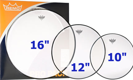 Remo - PP-1412-BE - Tom Pack (10", 12", 16" Emperor Coated) - save 10%!