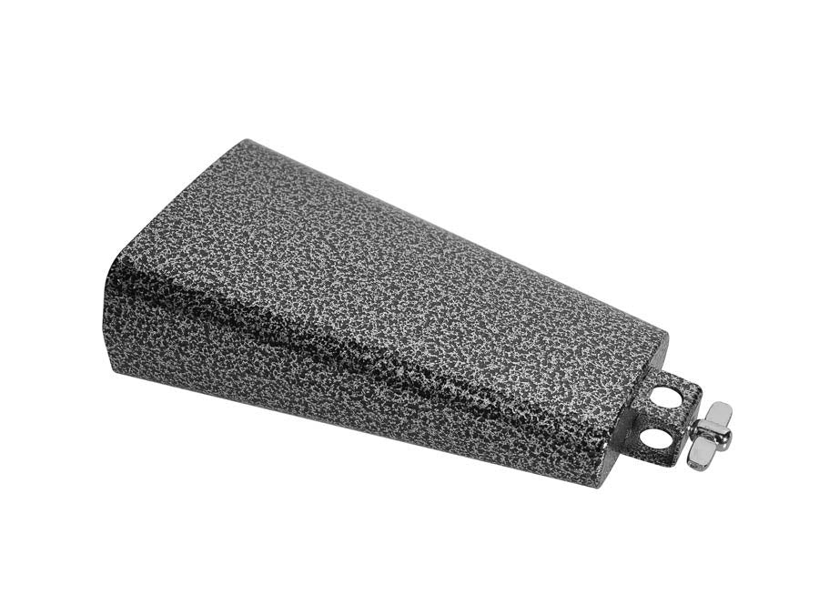 cow bell, black, with screw, 8"