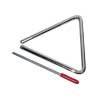 triangle, chrome plated, with beater, diameter: 8 mm., 5"