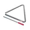 triangle, chrome plated, with beater, diameter: 8 mm., 6"