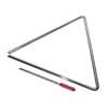 triangle, chrome plated, with beater, diameter: 8 mm., 8"