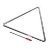 triangle, chrome plated, with beater, diameter: 8 mm., 10"