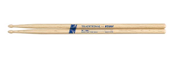 TAMA Traditional Series 7A – Drumstokken Japanse eik 13 mm