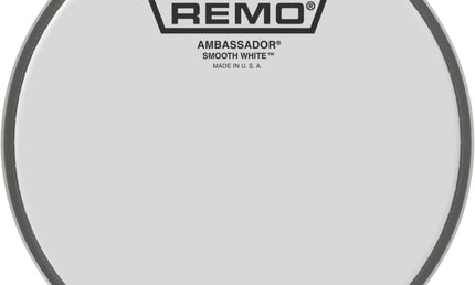Remo - BA-0206-00 - 6" Ambassador Smooth White tom head