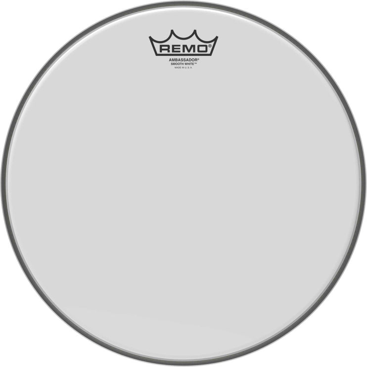 Remo - BA-0213-00 - 13" Ambassador Smooth White Tom/ Snare head