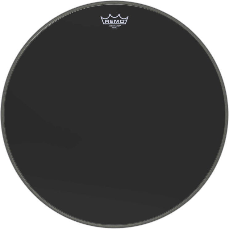 Remo - ES-1020-00 - 20" Ebony Ambassador Bass Drum Head