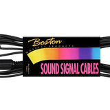 Boston - AC-320 - Audio Cable Black, 3.00 Meter, Jack F.st, 2 Rca M