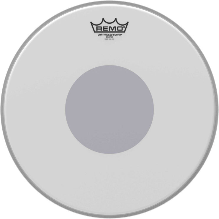 Remo - CS-0114-10 - 14" CS Coated Snare head with black dot on the bottom