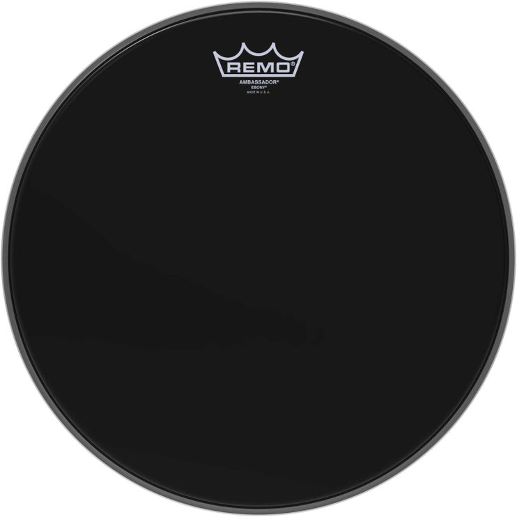 Remo - ES-0014-00 - 14" Ebony Ambassador Tom/ Snare/ Floortom head