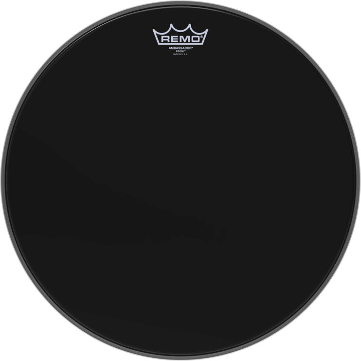 Remo - ES-0016-00 - 16" Ebony Ambassador Snare/ Floortom Head