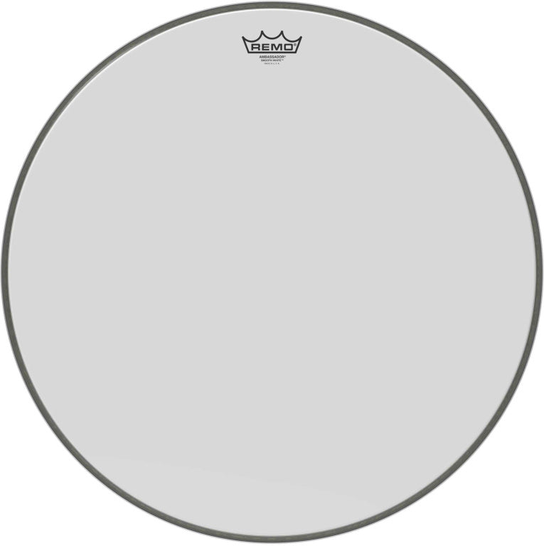 Remo - BR-1222-00 - 22" Ambassador Smooth White Bass Drum head