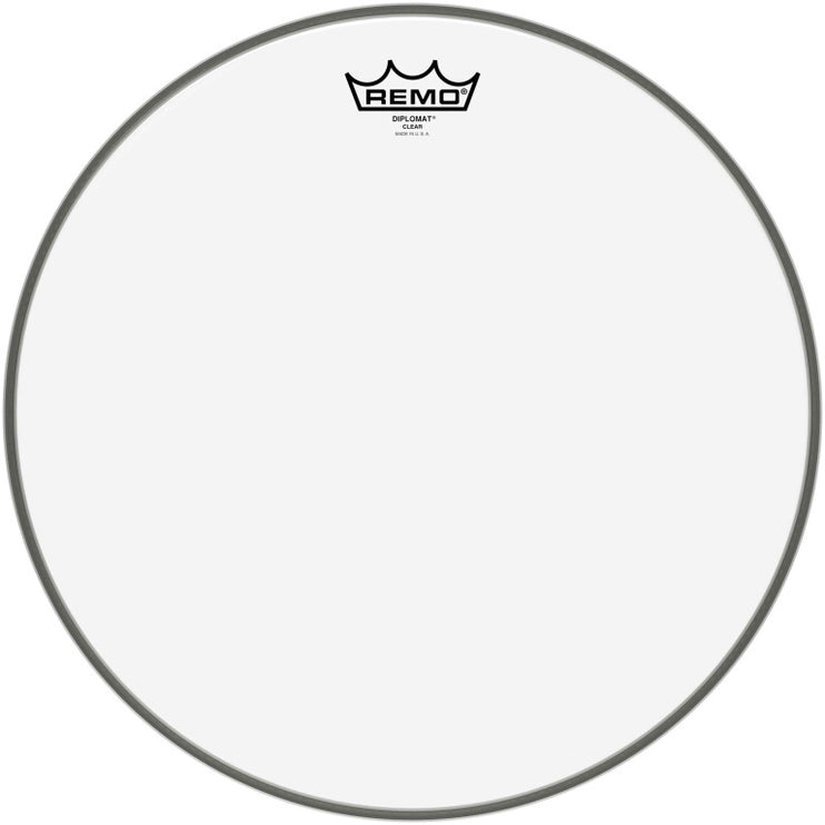 Remo - BD-0315-00 - 15" Diplomat Clear Tom/ Snare/ Floortom Head