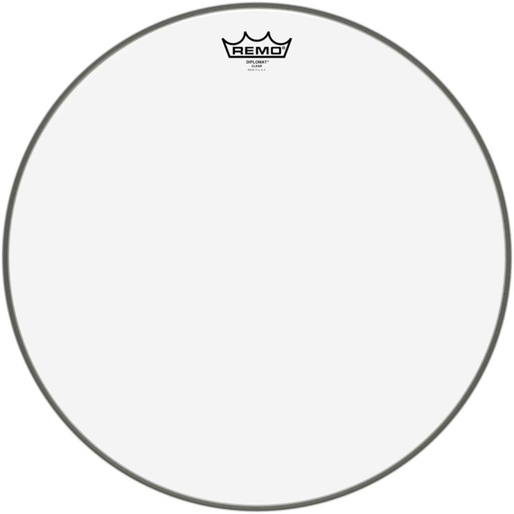 Remo - BD-0318-00 - 18" Diplomat Clear Floortom head