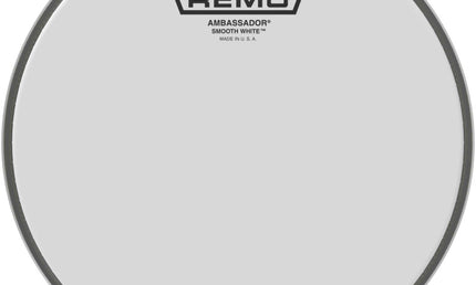 Remo - BA-0208-00 - 8" Ambassador Smooth White tom head