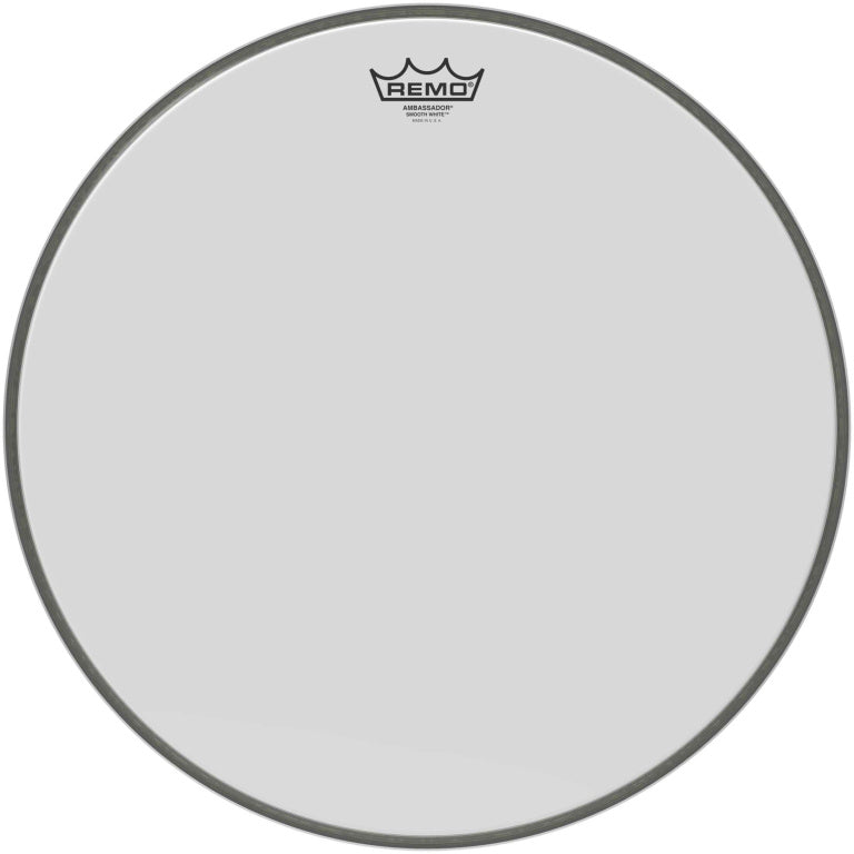 Remo - BR-1218-00 - 18" Ambassador Smooth White Bass Drum Head