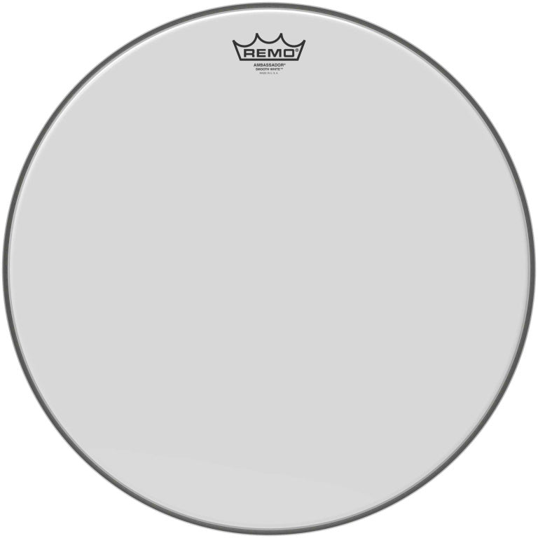 Remo - BA-0218-00 - 18" Ambassador smooth white floor tom head