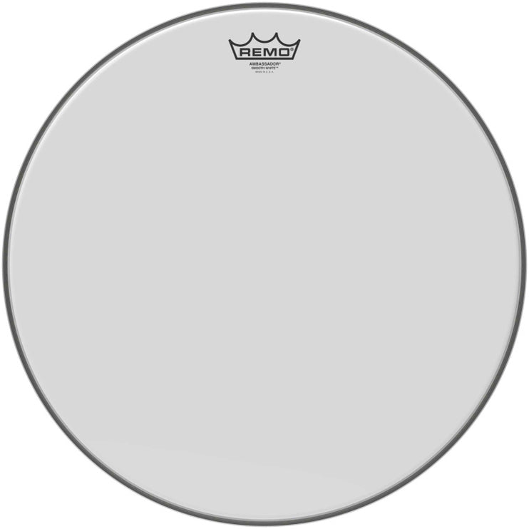 Remo - BA-0218-00 - 18" Ambassador smooth white floor tom head