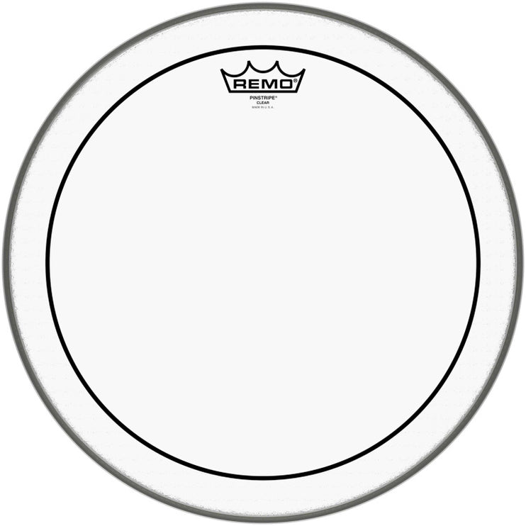 Remo - PS-0315-00 - 15" Pinstripe Clear Tom/ Snare/ Floortom head