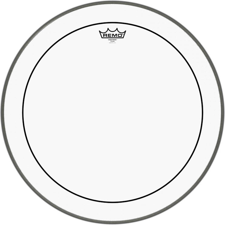 Remo - PS-1320-00 - 20" Pinstripe Clear Bass Drum head